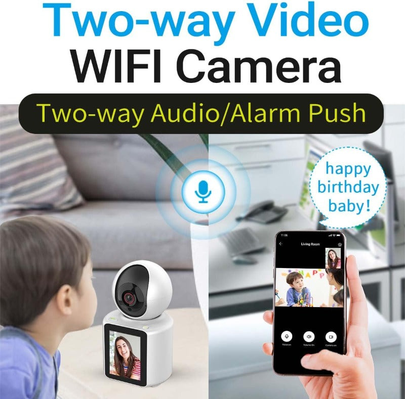 Dvosmerna videoaudio kamera kamera za decu pse ili kucne ljubimce - Slika 5