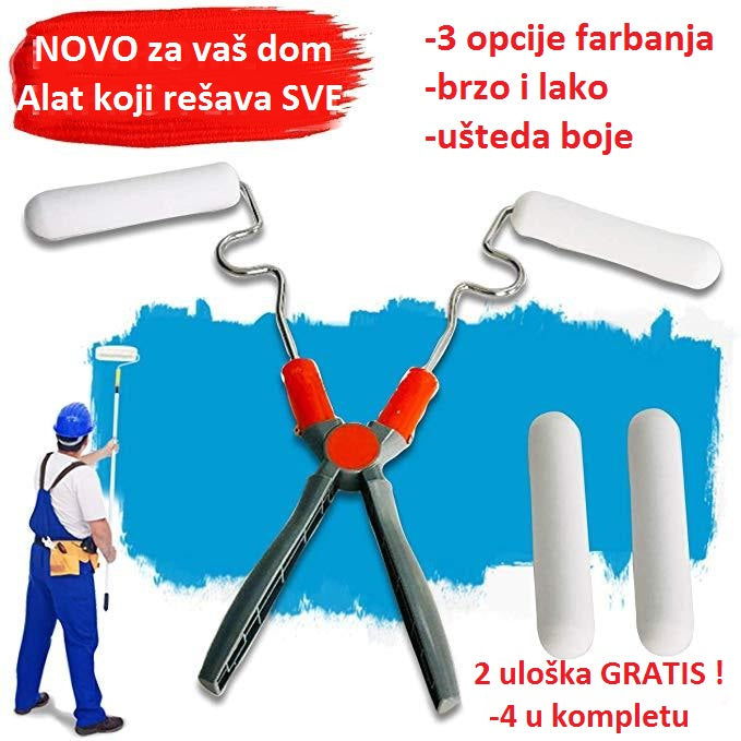 Dvostrana cetka za farbanje X Glide - Slika 3