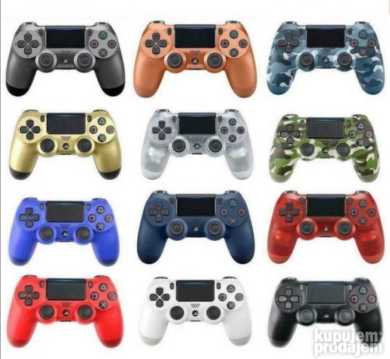 Dzojstik za ps4 maskirni zeleni BEZICNI