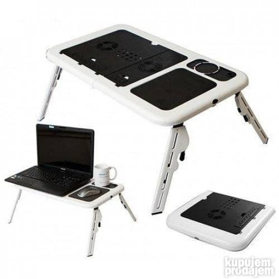 E table sto za laptop sa dva kulera