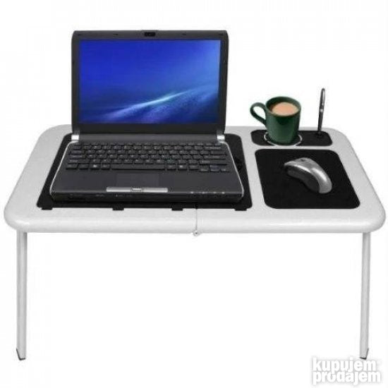 E table sto za laptop sa dva kulera - Slika 9