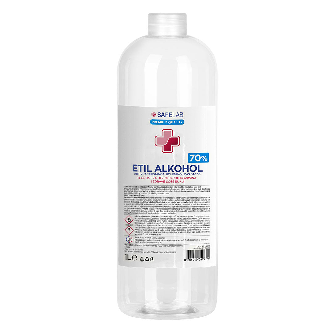 ETIL ALKOHOL 70posto 1000C etil alkohol 70posto transparentni