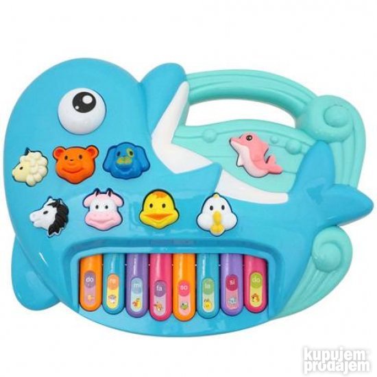 Edukativna igracka Piano delfin