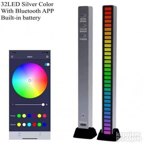 Ekvilajzer rgb led lampa ambijentalna lampa