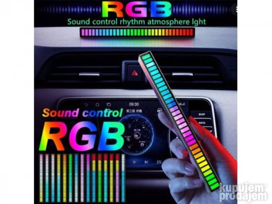 Ekvilajzer rgb led lampa ambijentalna lampa - Slika 3
