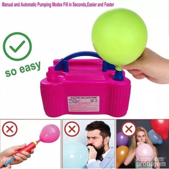 Elektricna pumpa za balone Pumpa za balone - Slika 3
