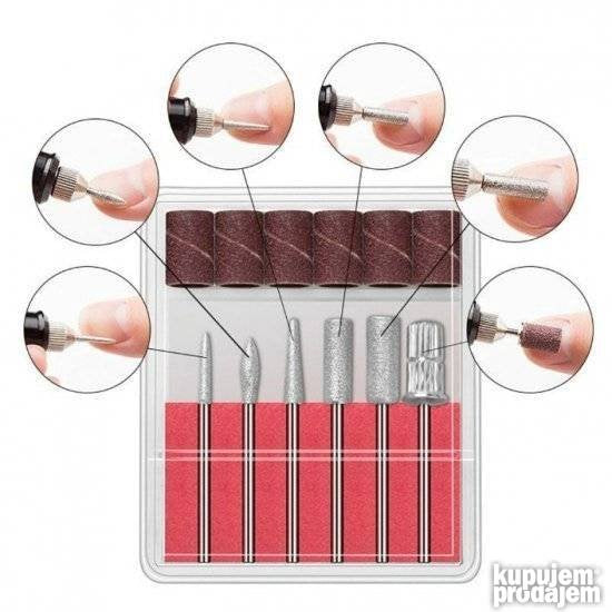 Elektricna tuprija za nokte OLOVKA roze
