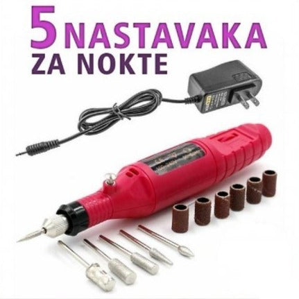 Elektricna turpija brusilica za manikir pedikir za nokte - Slika 3