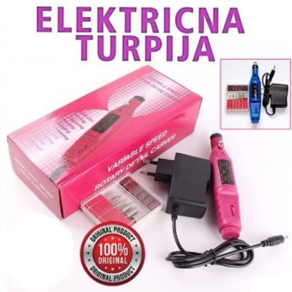 Elektricna turpija brusilica za manikir pedikir za nokte - Slika 5