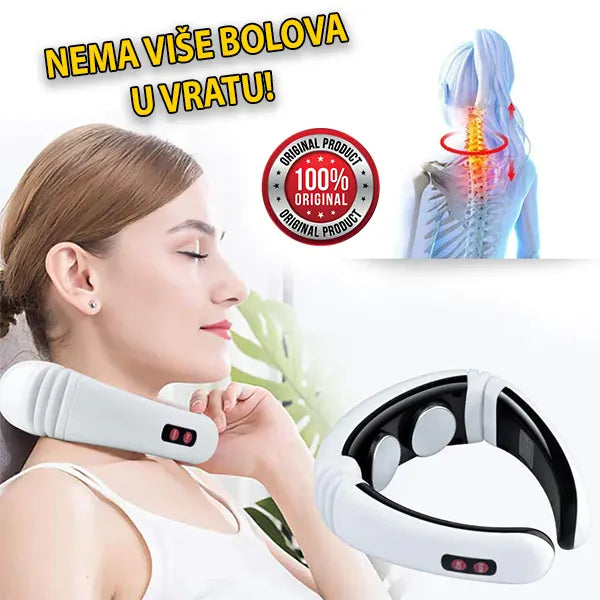 Elektromagnetni masazer za vrat