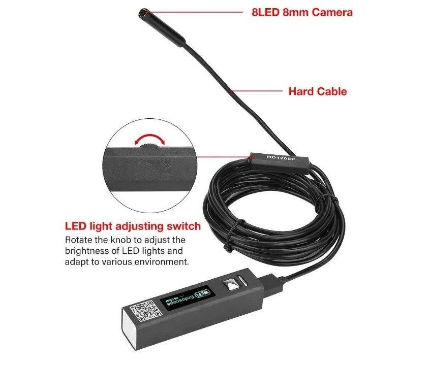 Endoskopska WiFi HD kamera 10 m LED osvetljenje ENDOSKOP Endoskopska WiFi HD kamera 10 m LED osvetljenje ENDOSKOP - Slika 7