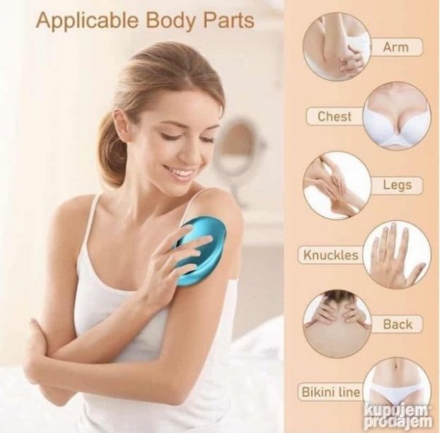 Epilator za brijanje sa kristalima Nano depilator