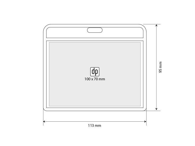 FAIR ulozak za identifikacionu karticu pvc folija transparentni