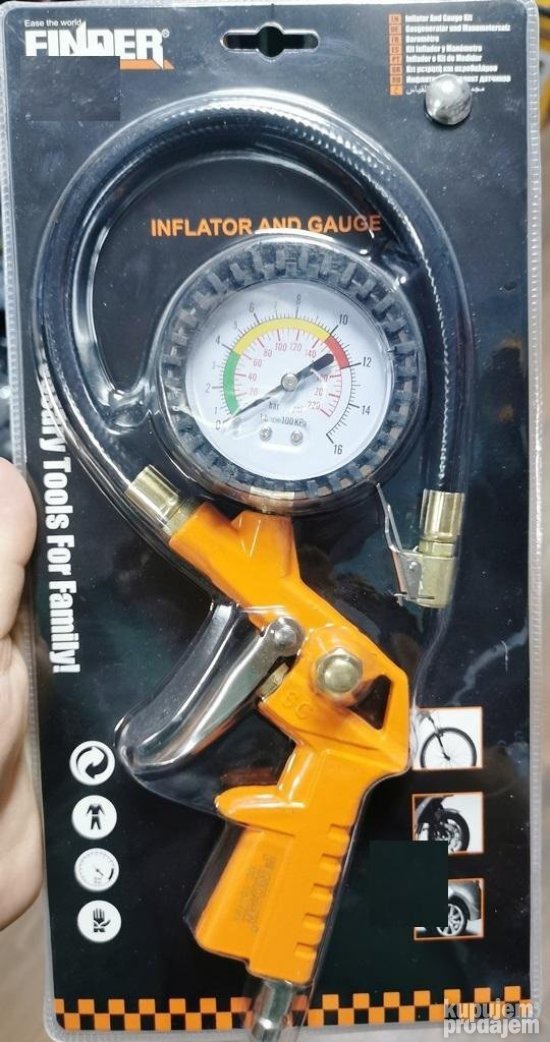 FINDER pistolj za duvanje guma