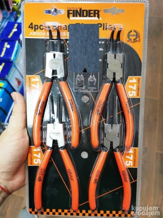 FINER set 4 klesta 175mm