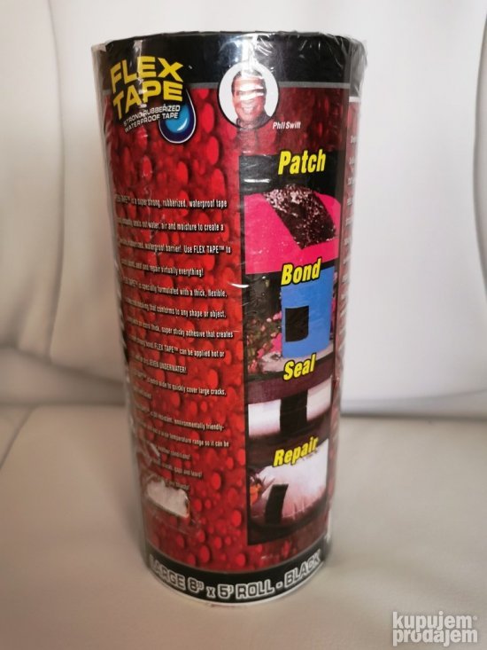 FLEX TAPE 20x150cm vodootporna gumena traka za uni upotrebu