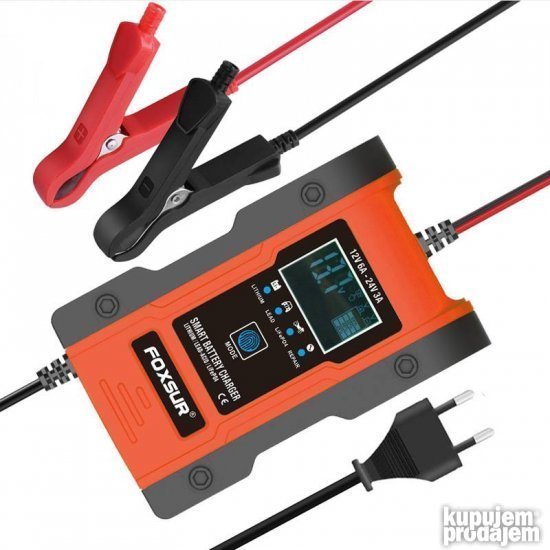 FOXSUR 12 24V AKCIJA Punjac za auto moto akumulator