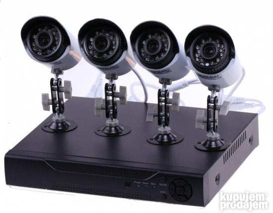 FULL HD sistem sa 4HD kamere 1080p NOVO