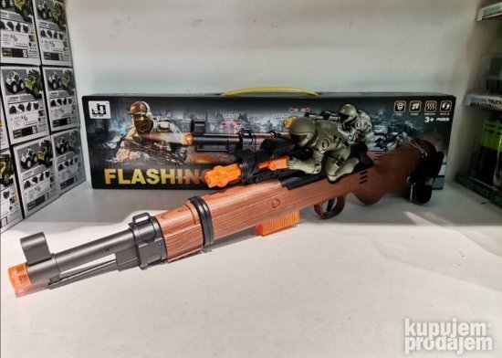 Flashing gun puska za decu sa svetlecim i zvucnim efektom