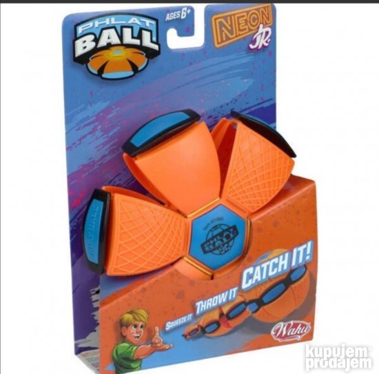 Frizbi i lopta 2u1 Phlat ball narandzasti