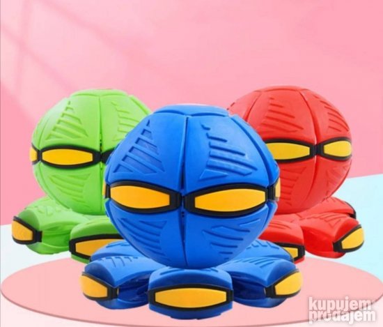 Frizbi i lopta 2u1 Phlat ball plavi - Slika 3