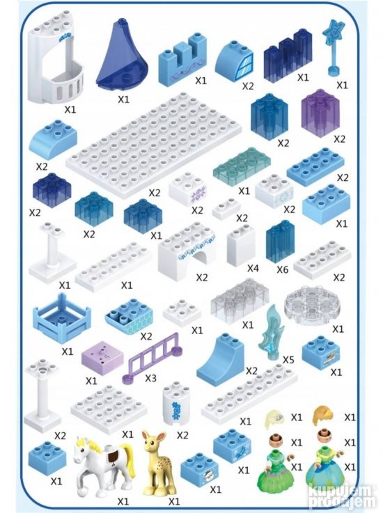 Frozen lego princeza sa 82 delova - Slika 3