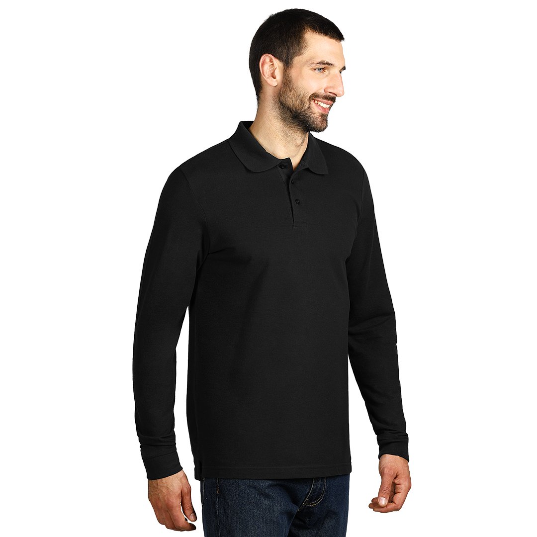 GATOR pamucna polo majica dugih rukava crna