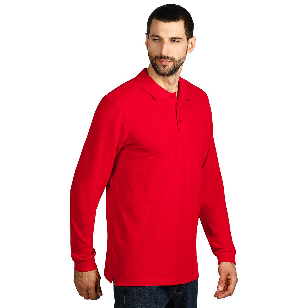 GATOR pamucna polo majica dugih rukava crvena
