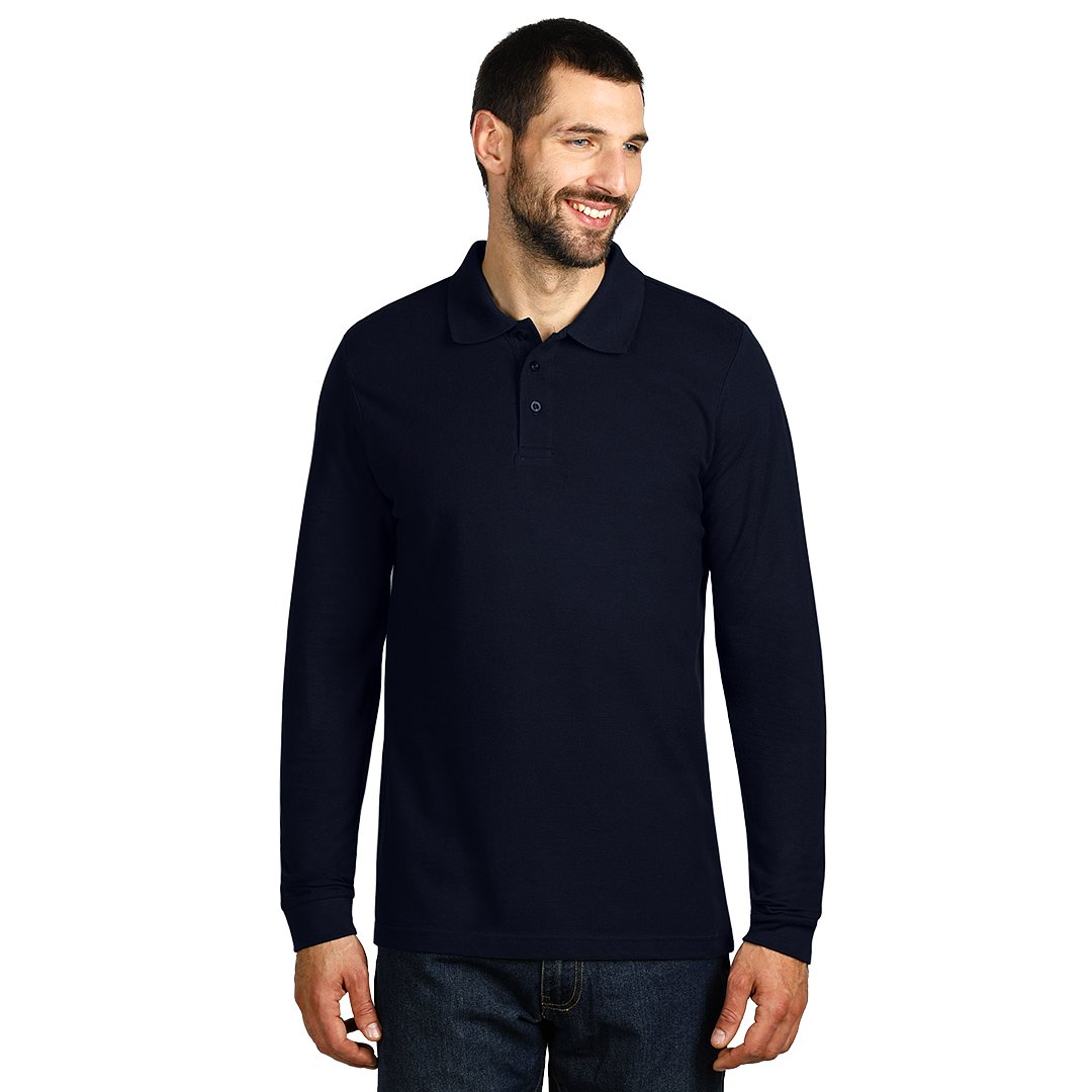 GATOR pamucna polo majica dugih rukava plava