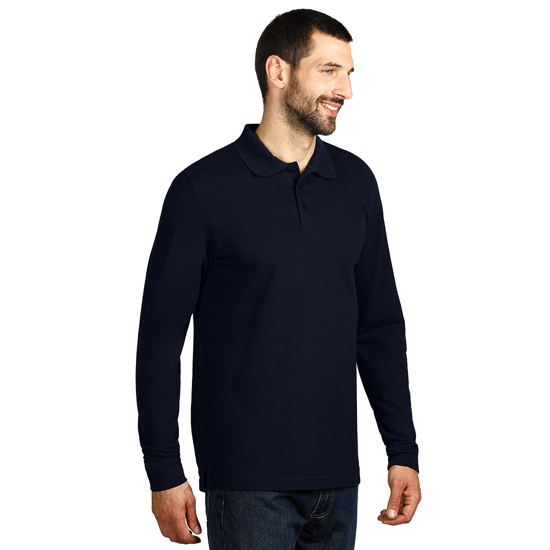 GATOR pamucna polo majica dugih rukava plava