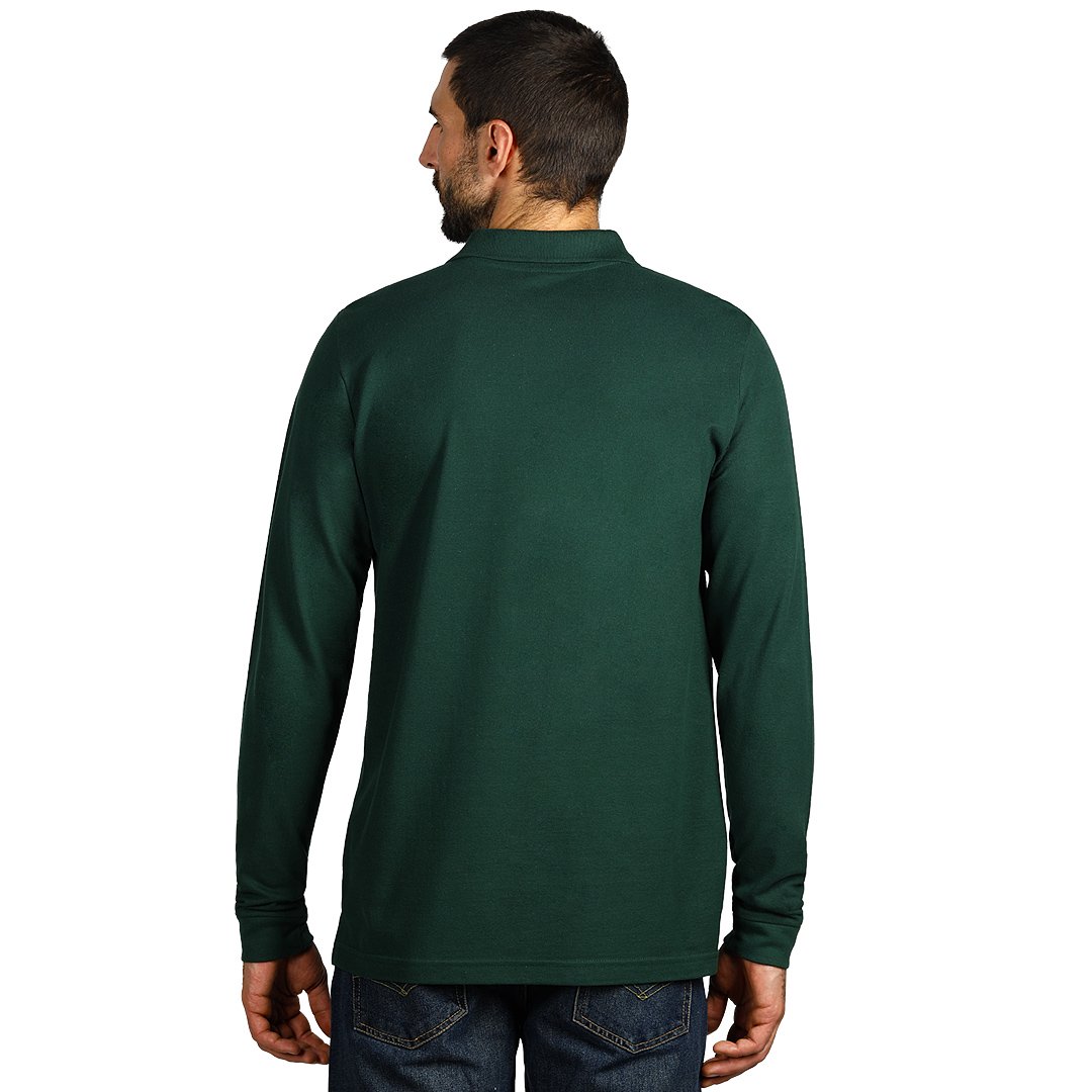 GATOR pamucna polo majica dugih rukava zelena