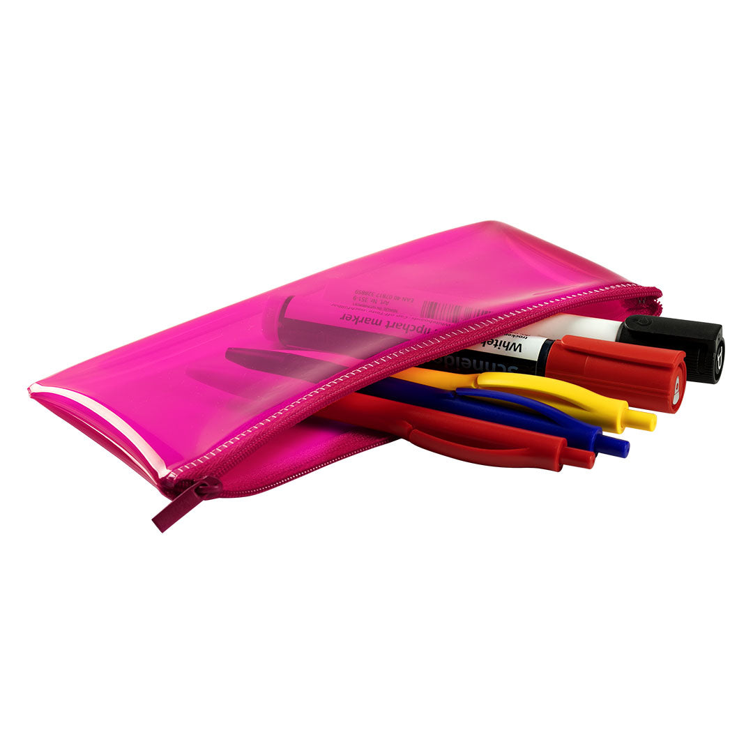 GLITTER pvc pernica pink