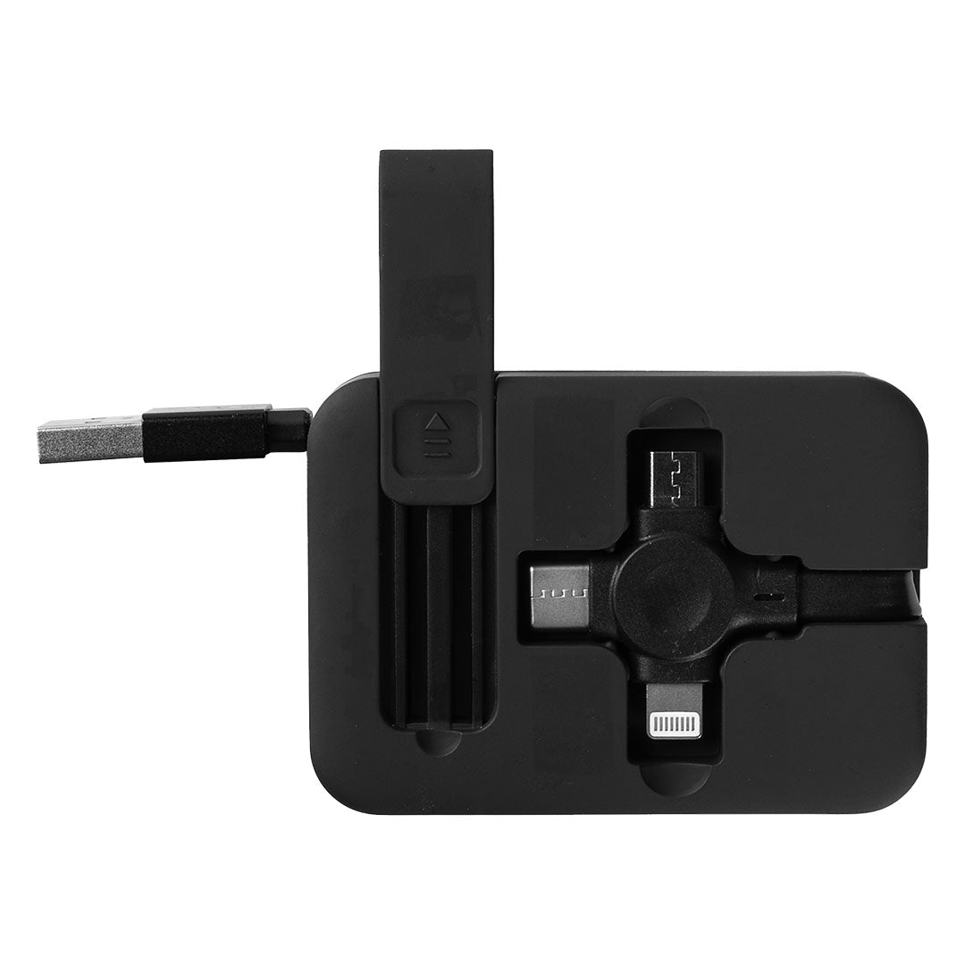 GLOBAL usb kabl 3 u 1 sa drzacem za mobilne uredaje crni