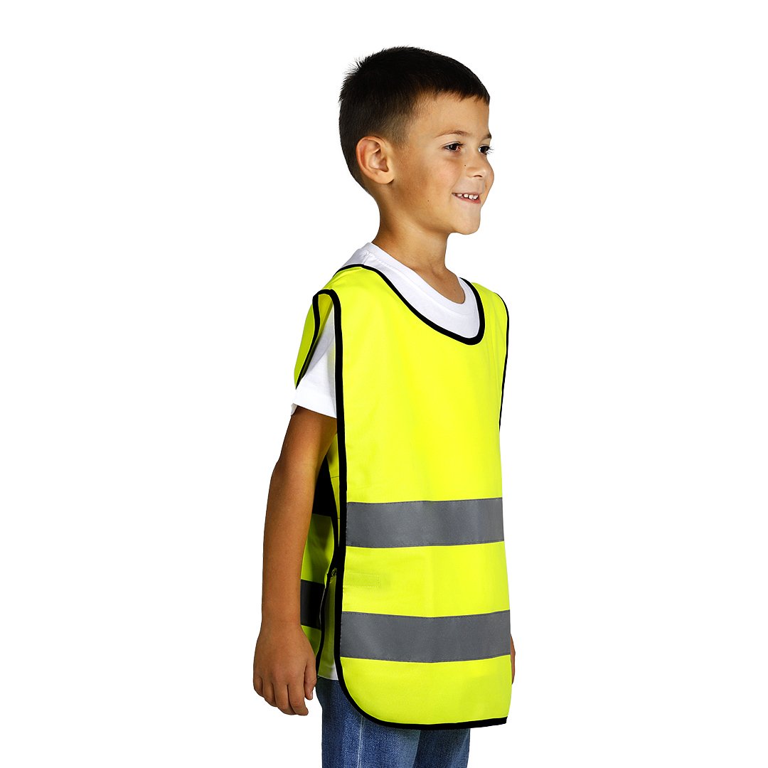 GLOW KID decji sigurnosni prsluk neon zuti