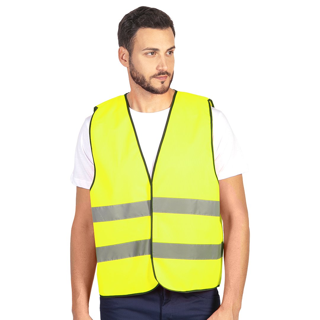 GLOW sigurnosni prsluk neon zuti