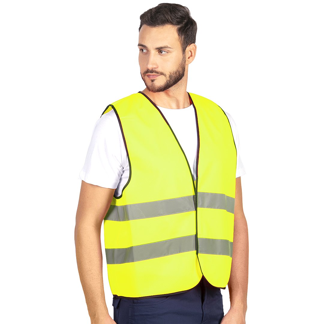 GLOW sigurnosni prsluk neon zuti