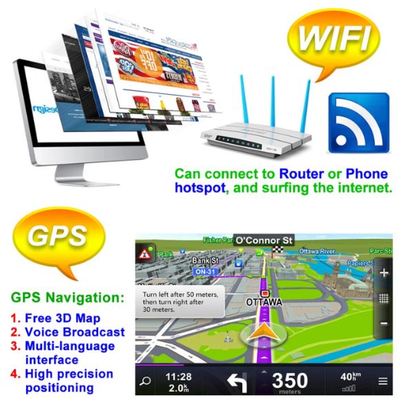 GPS navigacija Multimedijalni video plejer sa kamerom 10.1S Android 9210