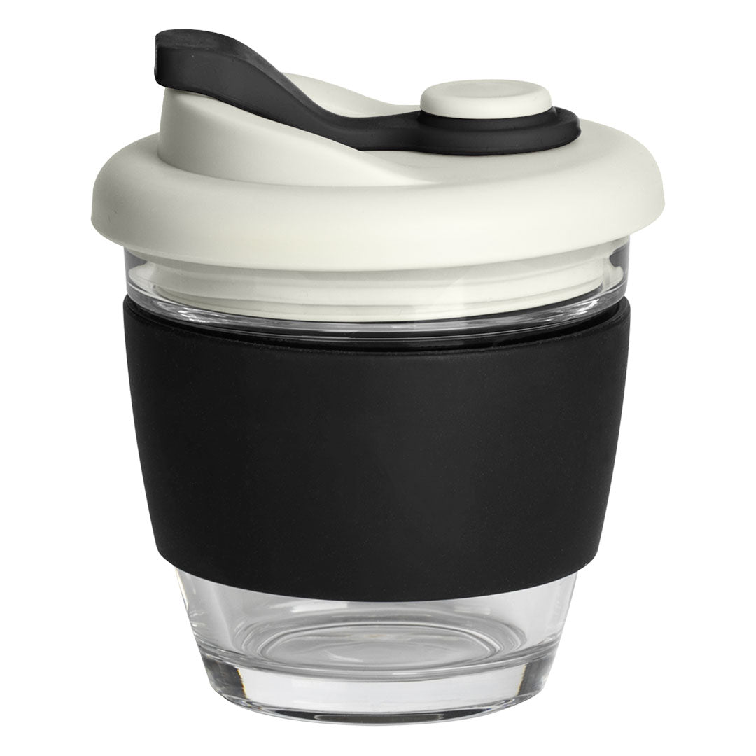 GUSTO casa sa silikonskim drzacem 250 ml crna