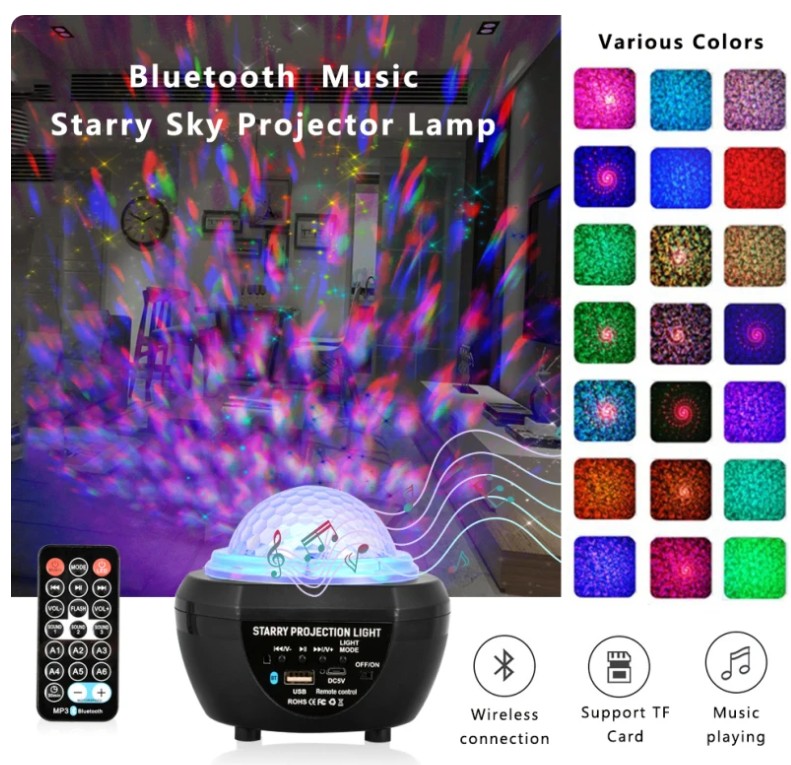 Galakticki Bluetooth Projektor RGB