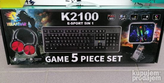 Gejmerski set K2100 tastatura set