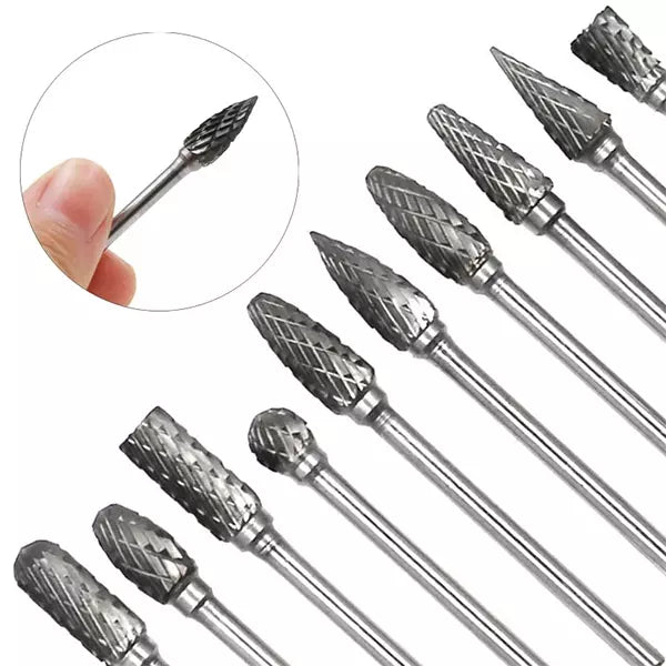 Glodala za metal 3mm set 10 komada