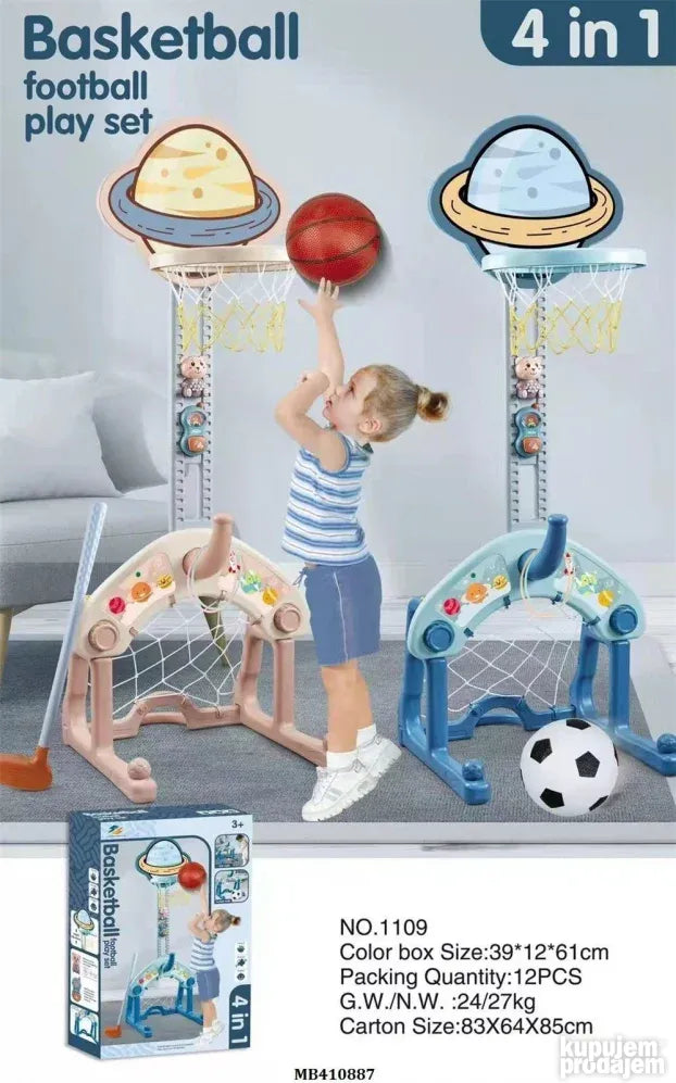 Gol i kos Set kos i gol 4 in 1