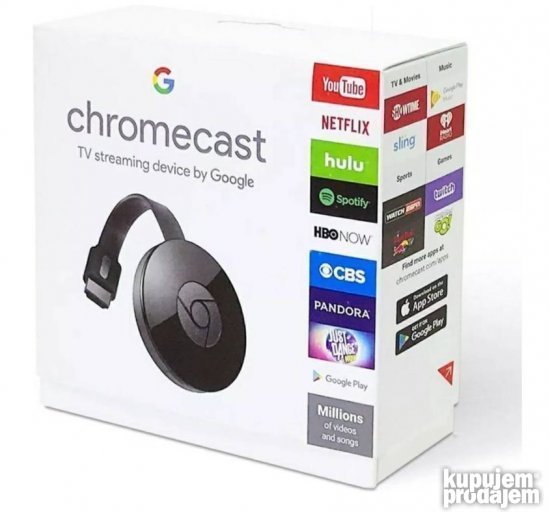 Google Chromecast uredjaj za TV strimovanje UREDJAJ TV TV - Slika 5