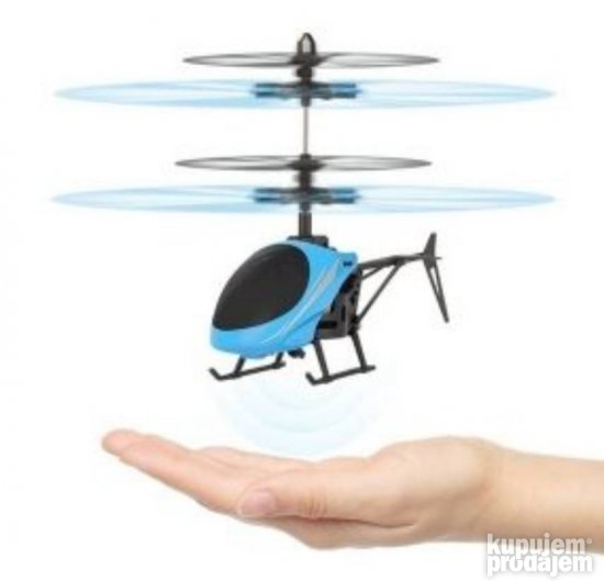 Helihoptera na pokret ruke plavi