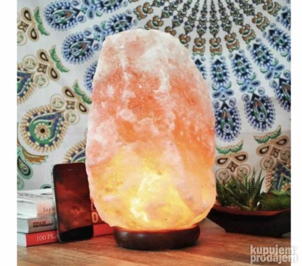Himalajska Kristalna Slana lampa - Slika 3