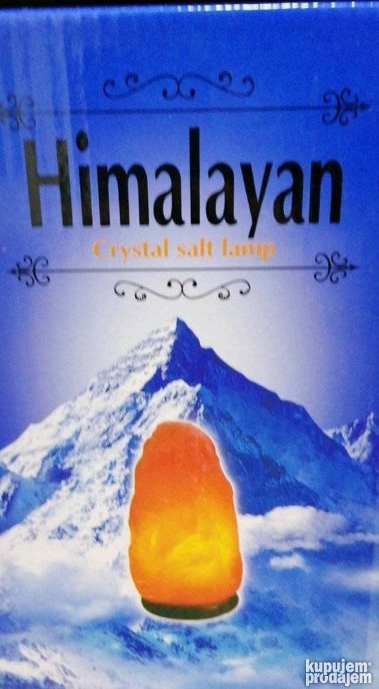 Himalajska kristalana slana lampa