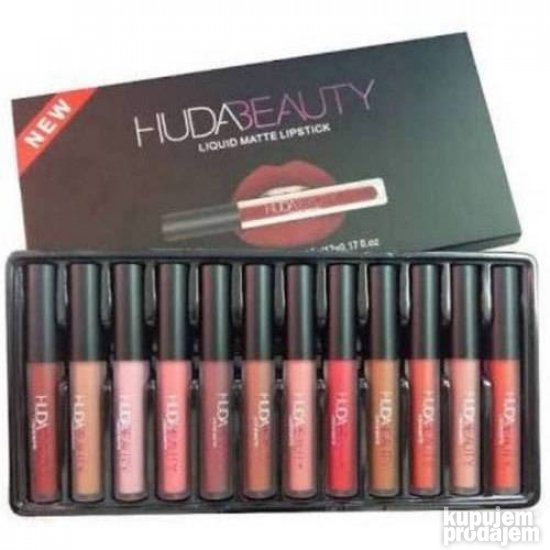 Huda Beauty sjaj za usne lipstik 12 pcs