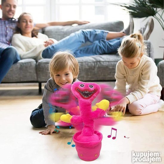 Huggy Wuggy igracka koja peva plese i ponavlja reci - Slika 5