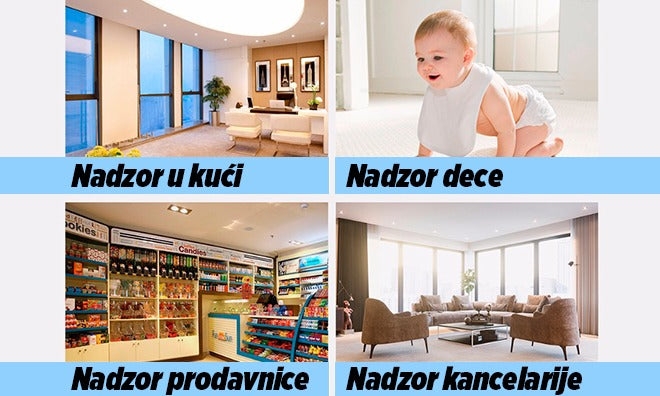 IP Wi Fi KAMERA u obliku sijalice
