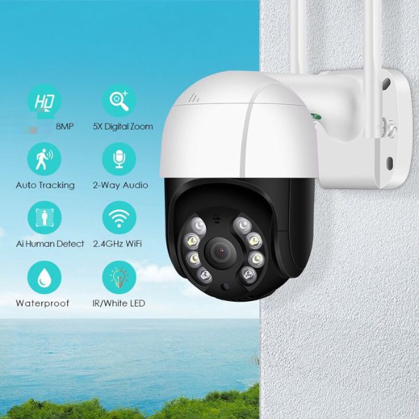 IP WiFi Kamera 5x zoom 8mpx